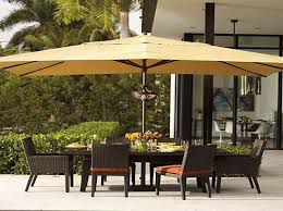 Some homeowners have larger backyards where they have created pathways to different areas, but would like to control traffic. Large Cover Patio Umbrellas Yellow For Backyard Space Ideas With Black Wicker Patio Furniture Sets Helda Site Furnitures Home Design