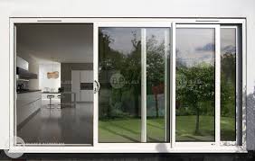 Mẫu cửa nhôm lùa 4 cánh hệ cửa đi, cửa sổ thiết kế bền đẹp giá rẻ