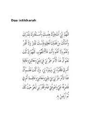 Doc Doa Istikharah Poppy Az Zahra Academia Edu