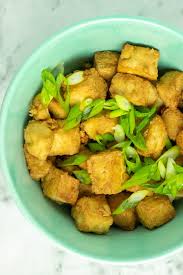 Serve this air fryer tofu over sticky rice with steamed vegetables. Crispy Flavorful Air Fryer Tofu Simple Vegan Recipes
