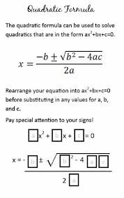 Quadratic Formula 3 Jpg 427 680 Quadratics Quadratic Formula Solving Quadratics