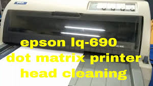 And letter quality, for superior print. Epson Lq 690 Dot Matrix Printer Head Cleaning Printer Epson Cleaning