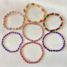 See more ideas about bracelet patterns, friendship bracelets designs, friendship bracelets diy. 1pc Customized Personalized Plain Seed Beads Bracelet Shopee Philippines