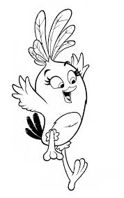 Crazy Bird From Finding Dory Free Printable Angry Bird Movie 2 Coloring Pages Bird Coloring Pages Angry Bird Pictures Cartoon Coloring Pages