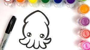 comment dessiner un poulpe kawaii youtube coloriage pokemon mega houndoom