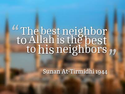 Image result for rights of a neighbour in islam"