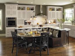 Perhaps You Want To Go Casual Country And Add A Touch Of Farm Kitchen Island Built In Seating Kitchen Island Designs With Seating Kitchen Island With Seating