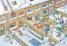 Another great jan van haasteren puzzle. Jan Van Haasteren 1000 Piece Comic Jigsaw Puzzle Christmas Eve 3 99 Christmas Jigsaw Puzzles Jigsaw Puzzles Christmas Scenes