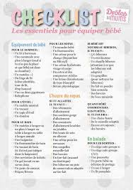 Checklist S Equiper Pour L Arrivee De Bebe Bebe Conseils Bebe Premier Bebe