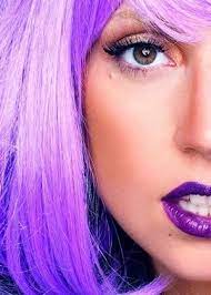 purple violet by bernice purple hair lady gaga concert lilac hair