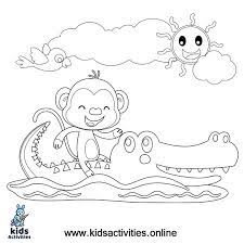 The kids will love these fun santa coloring pages. Free Printable Coloring Pages Of Summer Kids Activities