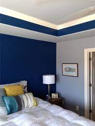 Interior design ideas, interior decorating, color combinations. Two Tone Bedroom Painted By Lasuns Painting Fayetteville Ar Bedroom Color Combination Bedroom Wall Colors Wall Color Combination