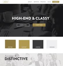 This is a scheme that includes one primary and two complementary colors, plus an additional color that highlights the accents. 5 Web Design Color Palettes From Black And Gold Websites