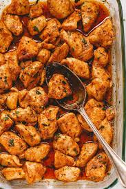 Oven Baked Chicken Bites Recipe Oven Baked Chicken Recipe Chicken Bites Recipes Chicken Bites Baked Chicken Recipes