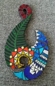Mosaic Maori Fish Hook Mosaic Artwork Mosaic Art Mosaic Projects