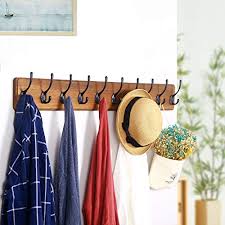 Bdg, out from under, dr. Webi Coat Rack Wall Mounted 10 Hooks 38 9 16 Long Coat Hooks Wall Mounted Rustic 16 Hole To Hole Wood Coat Hanger Wall Hook Rack Hooks For Hanging Coats Jacket Clothes Hats Natural Pricepulse