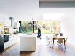 One does not know just how much of an advantage it can be to have a wood burning stove in your home. Real Home A Light Filled Open Plan Kitchen Diner And Living Space Real Homes