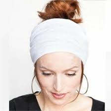 Stretch Head Wraps SWEET PEACH Stretch Head Wrap Extra Wide Fabric Headband  Scarf
