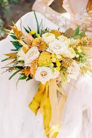 Copper, gold & rust boho wedding inspiration for fall brides. Wedding Colors Popular Palettes Trends For 2021 Mustard Yellow Wedding Yellow Wedding Flowers Yellow Wedding Theme