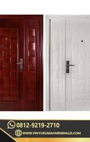 Dan anda dapat memilih motif model pintu minimalis terbaru sesuai yang anda inginkan. 16 Gambar Pintu Rumah Dua Daun Terkini Lingkar Png