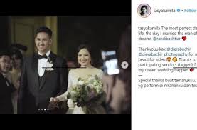 Namun kekuatan cinta membuat pelantun lagu libur telah tiba ini percaya bisa melewati semuanya. Tasya Kamila Unggah Video Pernikahan Netizen Baper Dewiku Com