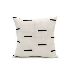 Mudcloth Pillow Black Lines On White Decorative Pillow Cover African Pillow Neutral Bedroom And Living Room Sofa Cushion Throw Pillow Mudcloth Pillow Mud Cloth Etsy Pillow Covers