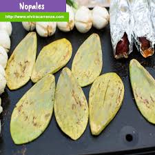 Continue cooking until onion is tender, add tomatoes, cook for 2 minutes and stir in cooked cactus strips. Nopalitos Nopal Or Nopales Prickly Pear Cactus Leaves Chopped Into Pieces Tender Cactus Mexican Cooking Mexican Cuisine Cactus Leaves
