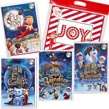 Bernards save christmas, a fox cub's tale, an elf's story & joy bag. The Elf On The Shelf Animated Dvd Movie Complete Pack Santa S Reindeer Rescue Santa S St Bernards Save Christmas A Fox Cub S Tale An Elf S Story Joy Bag Walmart Com Walmart Com