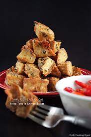 Tahu Goreng Kucai Fried Tofu In Chives Batter Recipe Fried Tofu Tofu Dishes Vegetarian Recipes
