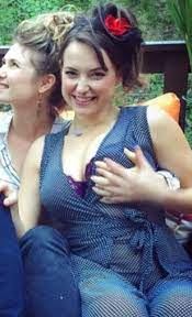 Lesbian boob grab