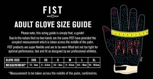 sizing fist handwear