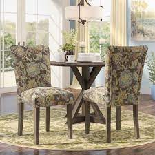 Create an inviting atmosphere with new living room chairs. Floral Dining Chair Wayfair