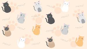 Res 3333x1875 Awesome Kawaii Animal Desktop Wallpaper Download Cat Kawaii Backgrounds Kawaii Background Cat Wallpaper Cute Cartoon Wallpapers