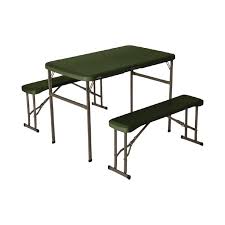 Folding table and bench set. Lifetime Folding Picnic Table With Benches The Warehouse