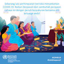 The who is the world's leading health organization. Infographics Bahasa Malaysia