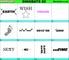 Jamie grill / getty images an element word search is a fun way to learn how to spell the names o. Dingbats Quiz 2 Find The Answers To Over 710 Dingbats Words Up Games