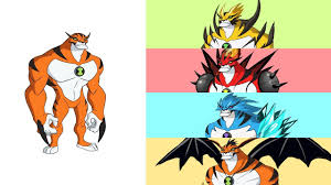 He resembles an orange and white bipedal tiger with one black claw coming out of each wrist and no tail. Rath Ben 10 Ultimate Forms Requests 4 Youtube