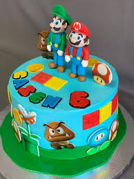 Back story about the cake, my wife and i. Super Mario Birthday Cake Skazka Desserts Bakery Nj Custom Birthday Cakes Cupcakes Shop