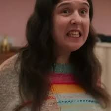 Resident Alien S04 Alice Wetterlund Multicolor Striped Ribbed Top