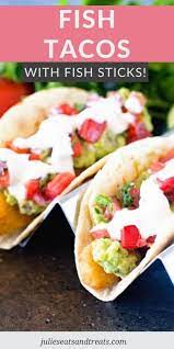 In a small mixing bowl combine lime dressing ingredients and whisk until combined. Fish Stick Tacos Julie S Eats Treats