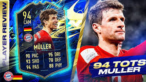 Thomas müller is fifa 21's latest player moments card recipient. Amazing 94 Team Of The Season Thomas Muller Review Fifa 21 Ultimate Team Youtube