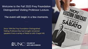 Nov 3 Election Forecast With Larry Sabato Tar Heels Together