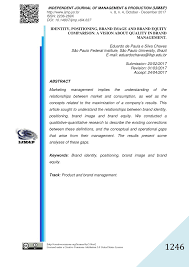 Maybe you would like to learn more about one of these? Pdf Identity Positioning Brand Image And Brand Equity Comparison