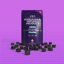 Zen Mini's NiteNite Marijuana Infused Melatonin Grape Gummies