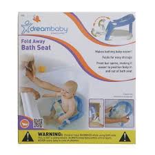 Quick and easy to install, the base stays in your backseat so that you can simply snap your baby's car seat right in when you're ready to hit the road. Dreambaby Fold Away Bath Seat With T Bar F610