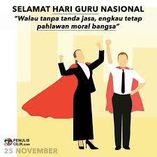 Contoh Puisi Tentang Hari Guru Nasional 2018 Terbaru Penulis Cilik Guru Puisi Tulisan