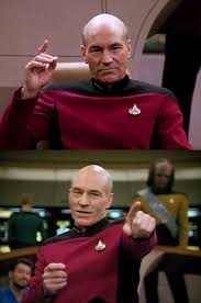 Picard Engage Pointing Meme Generator Imgflip