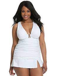 Hardware Swim Tank With Built In Balconette Bra Plus Size Swimwear Plus Size White Swimsuit Plus Size Swimsuits