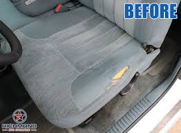 Approximate color of medium camel touch up paint. 1997 Dodge Ram 1500 Slt Laramie Seat Passenger Bottom Medium Camel Tan Cloth Richmond Auto Upholstery