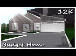 Bloxburg 12k Budget Home Youtube Bloxburg Houses Bloxburg House Layouts Bloxburg House